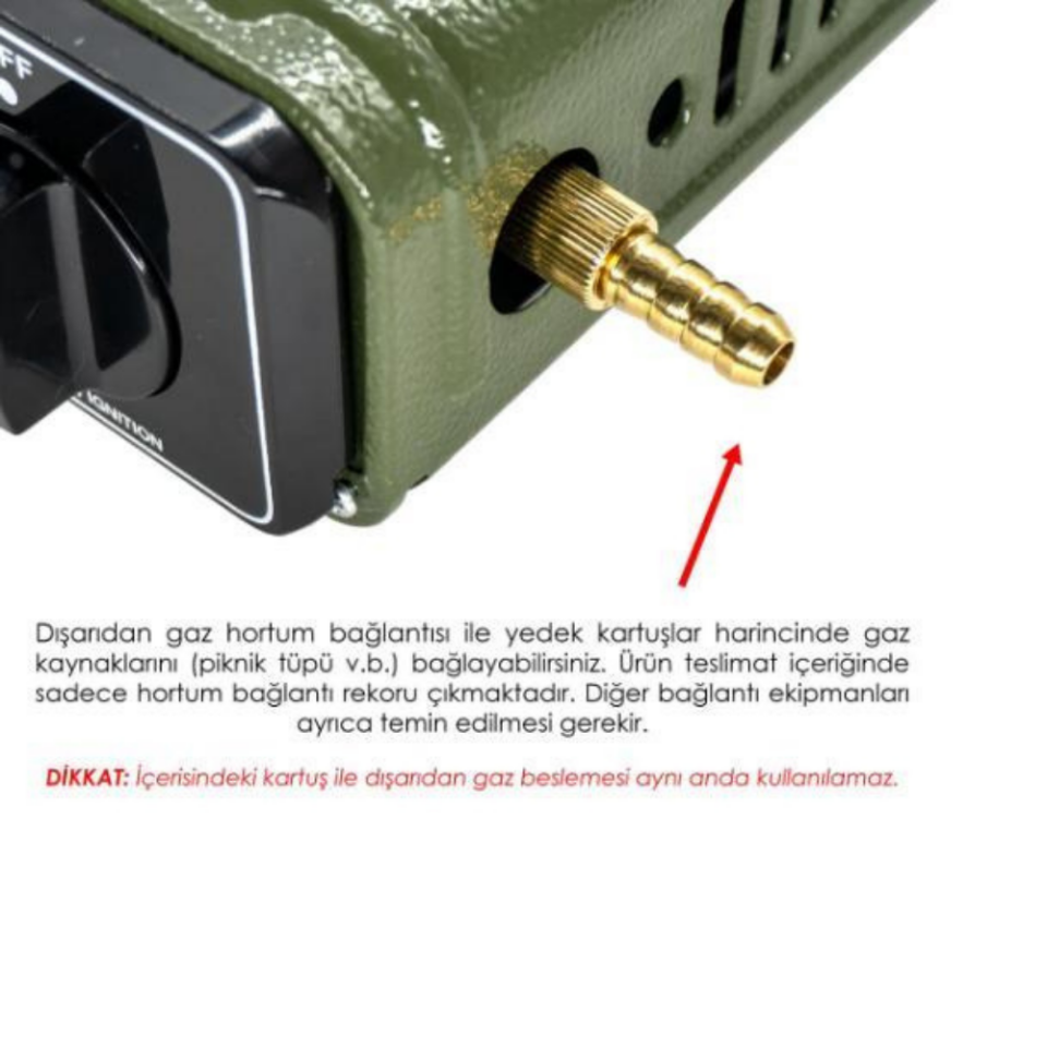 ROX Portatif Kamp Ocağı Yeşil