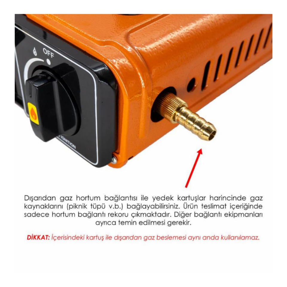 ROX Portatif Kamp Ocağı Turuncu