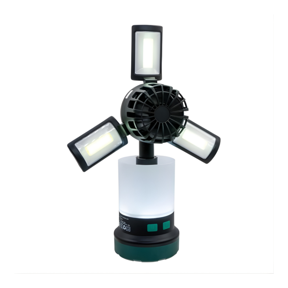 Rox Şarjlı Çok Fonksiyonlu Fanlı Kamp Feneri