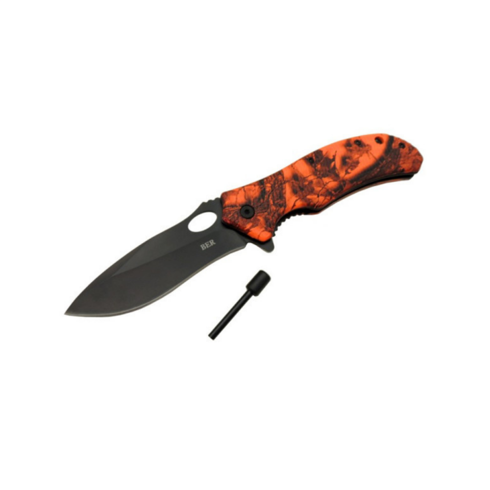 Ber Magnezyum Çubuklu Çakı Turuncu