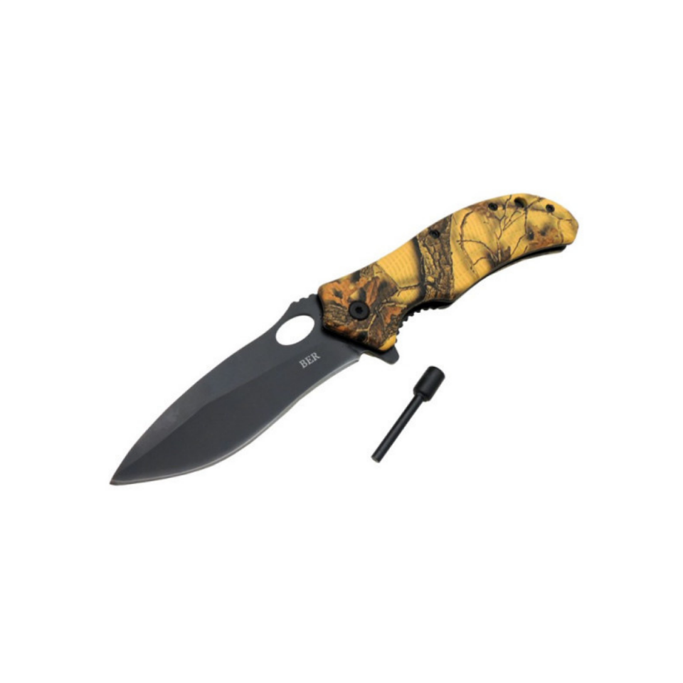 Ber Magnezyum Çubuklu Çakı Sarı