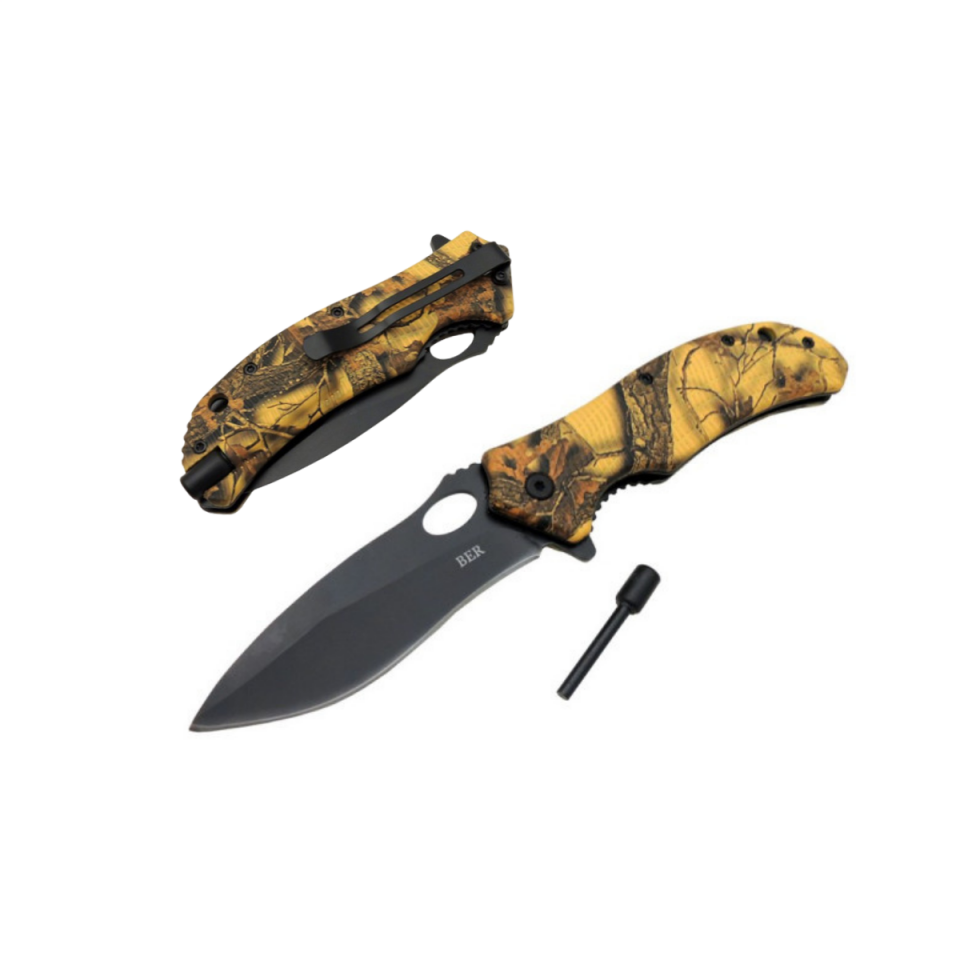 Ber Magnezyum Çubuklu Çakı Sarı