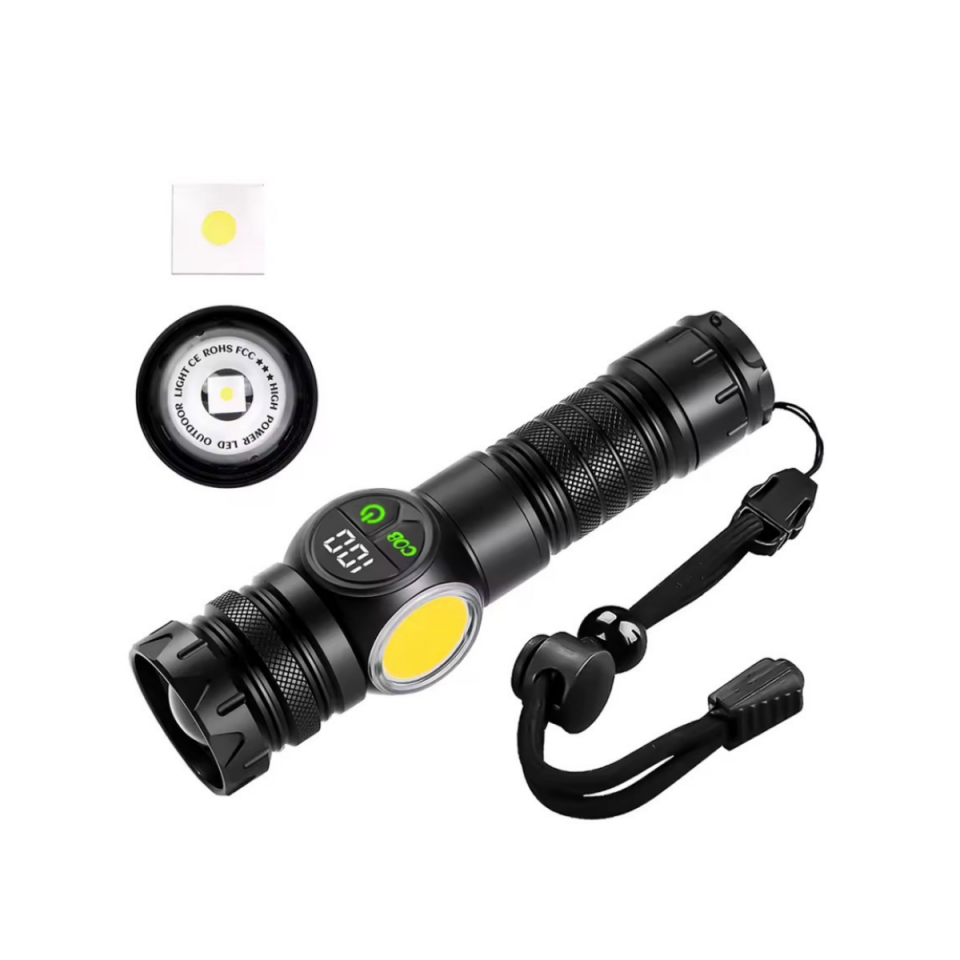 Watton WT-704 9 Modlu Şarjlı Kamp Lambası El Feneri 