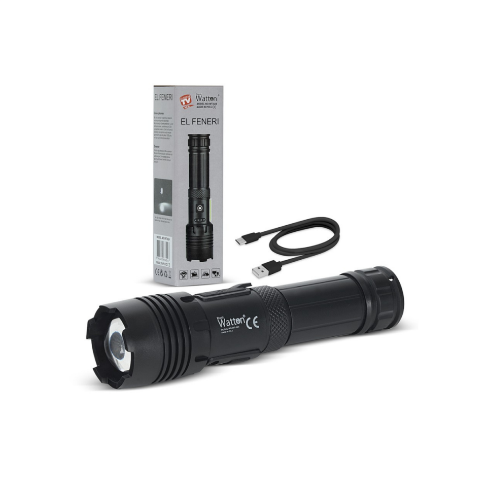 Watton WT-624 7 Mod Tx6 Powerbankli El Feneri