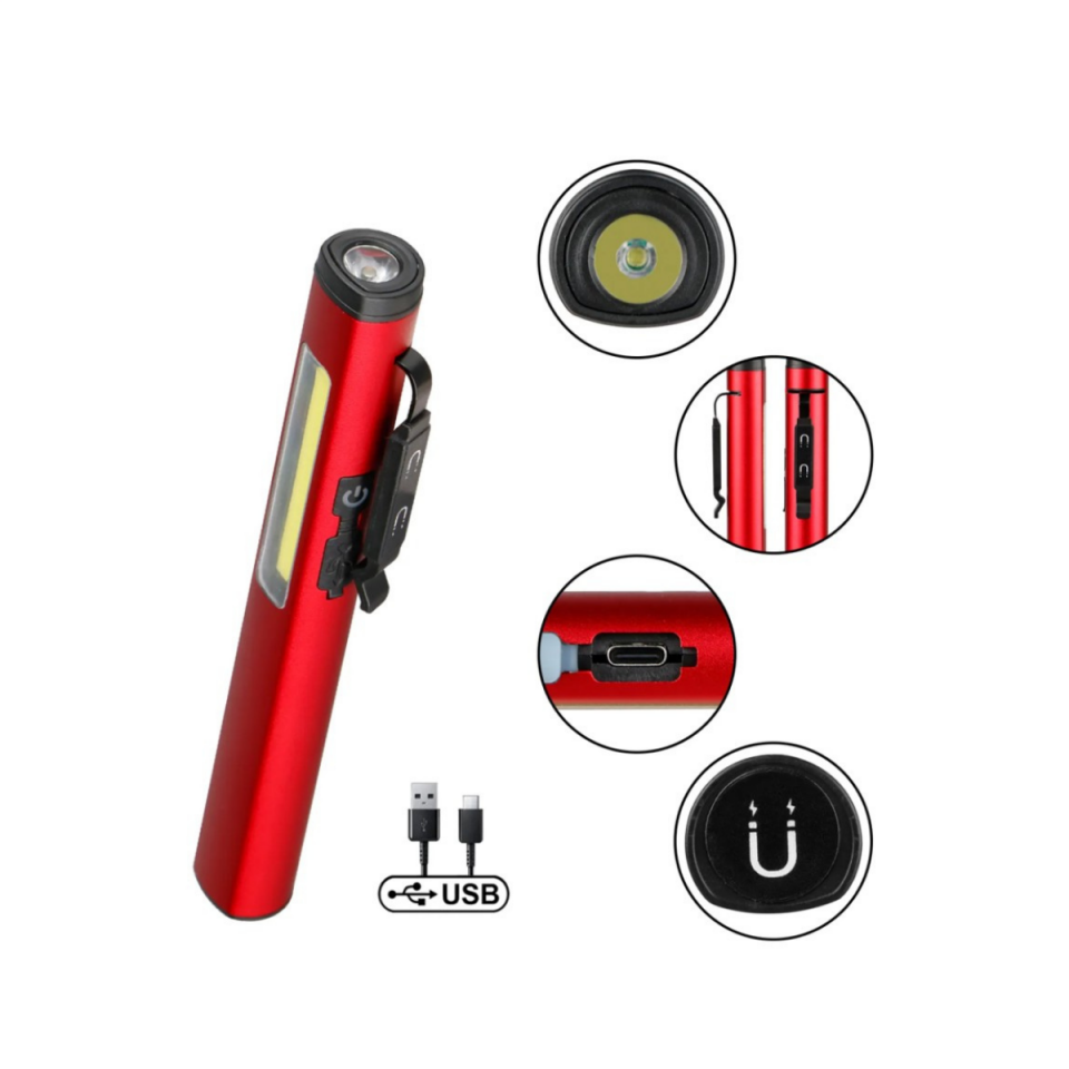 Watton WT-307-S Şarjlı Mıknatıslı Çalışma Lambası Cep Feneri