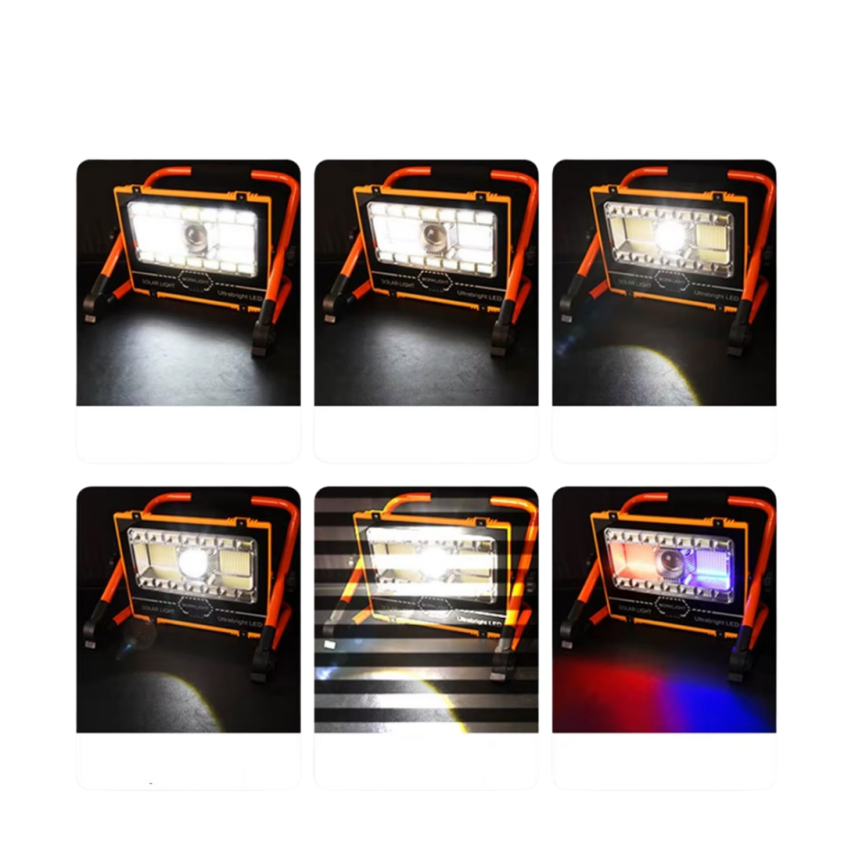 Watton WT-734 Solar Panel Şarjlı Taşınabilir Projektör