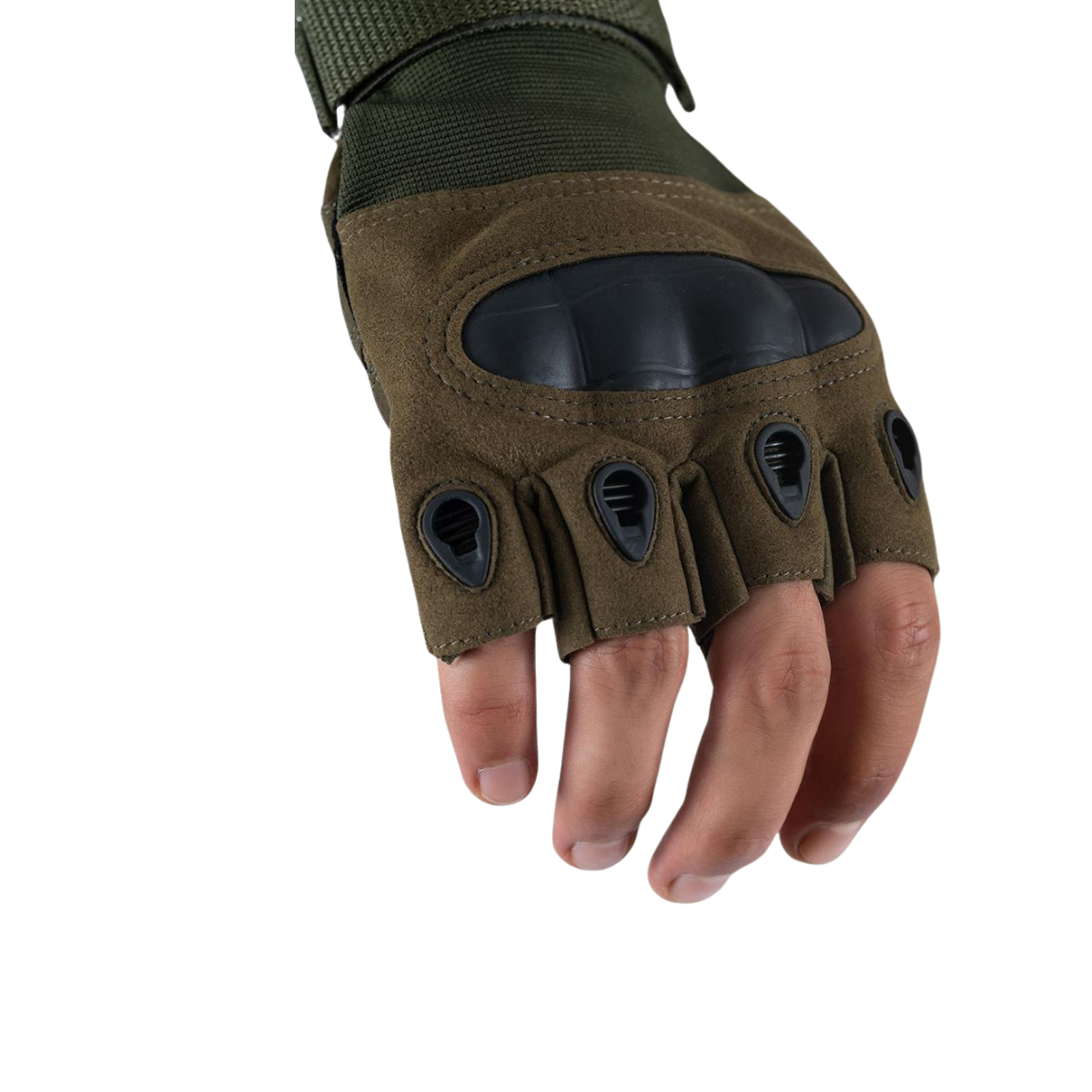 Tactical Outdoor Kesik Parmaksız Eldiven Asker Polis Dağcı Sporcu Bisikletçi Kemik Eldiveni