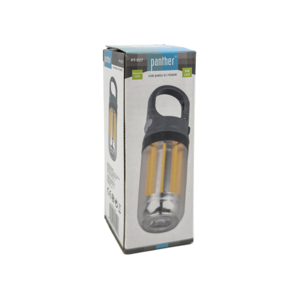 Panther USB Şarjlı Anahtarlık Tipi Fener