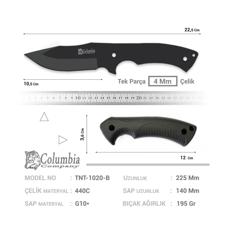 Columbia Taktikal Av Bıçağı