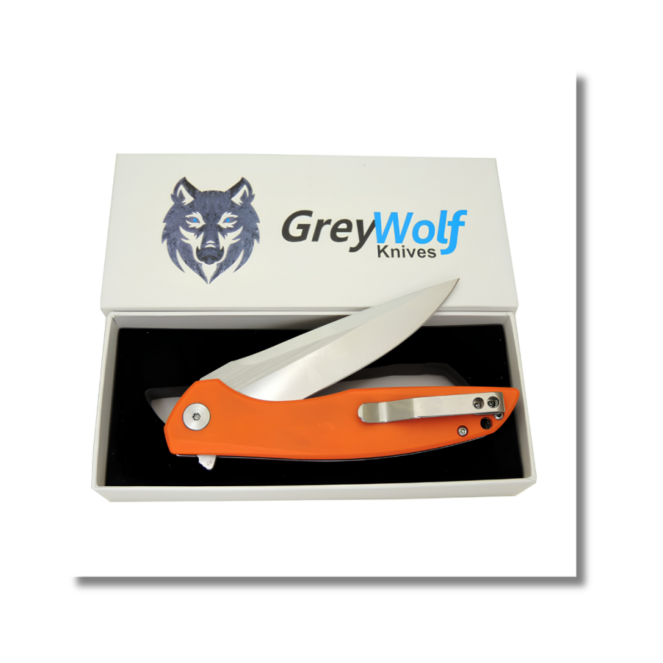 Grey Wolf D2 Kamp Çakısı Turuncu
