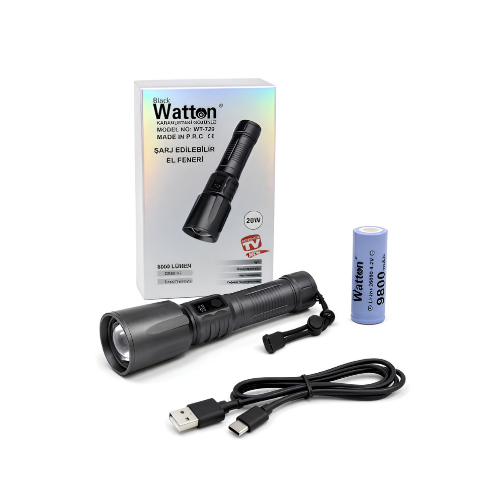 Watton Wt-729 Göstergeli El Feneri