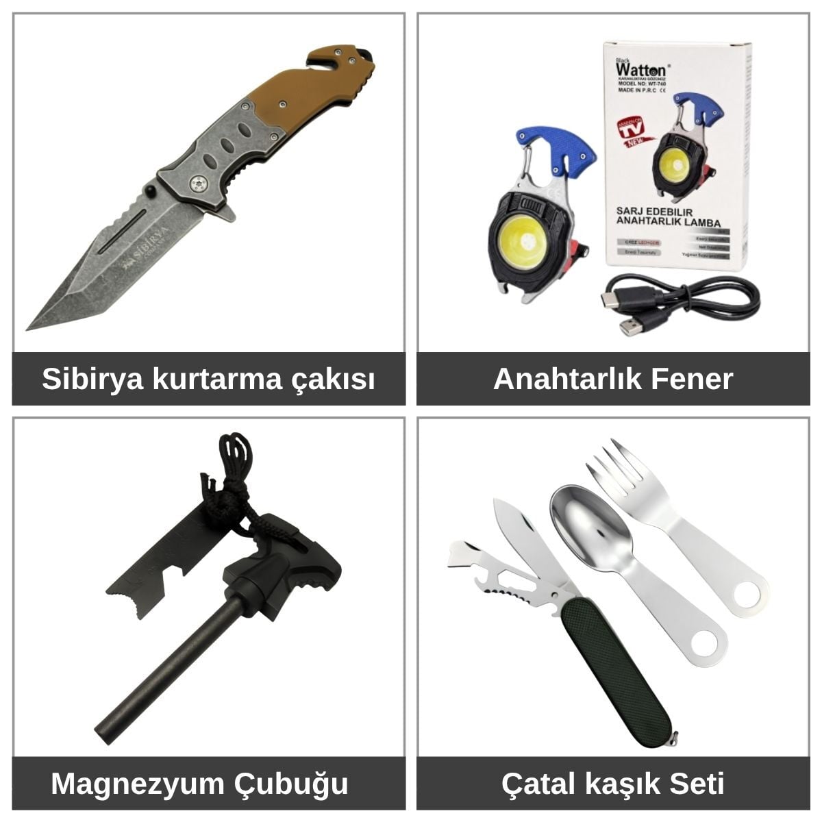 4'lü Kamp Seti